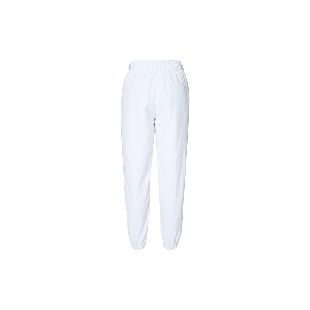 Adidas Neo Solid Color Logo Stripe Casual Woven Track Pants Women Bottoms White HF7275