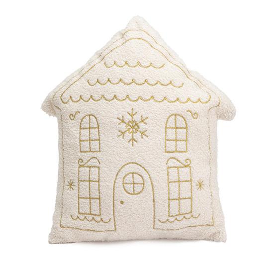 

Рождественская подушка в форме конфетного домика, контрастного цвета, украшение для дивана, кровати и автомобиля B
