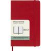 Moleskine 18-Month Weekly Notebook Diary Planner 2026-2027, Pocket Size (9x14cm), Hard Cover, Scarlet Red