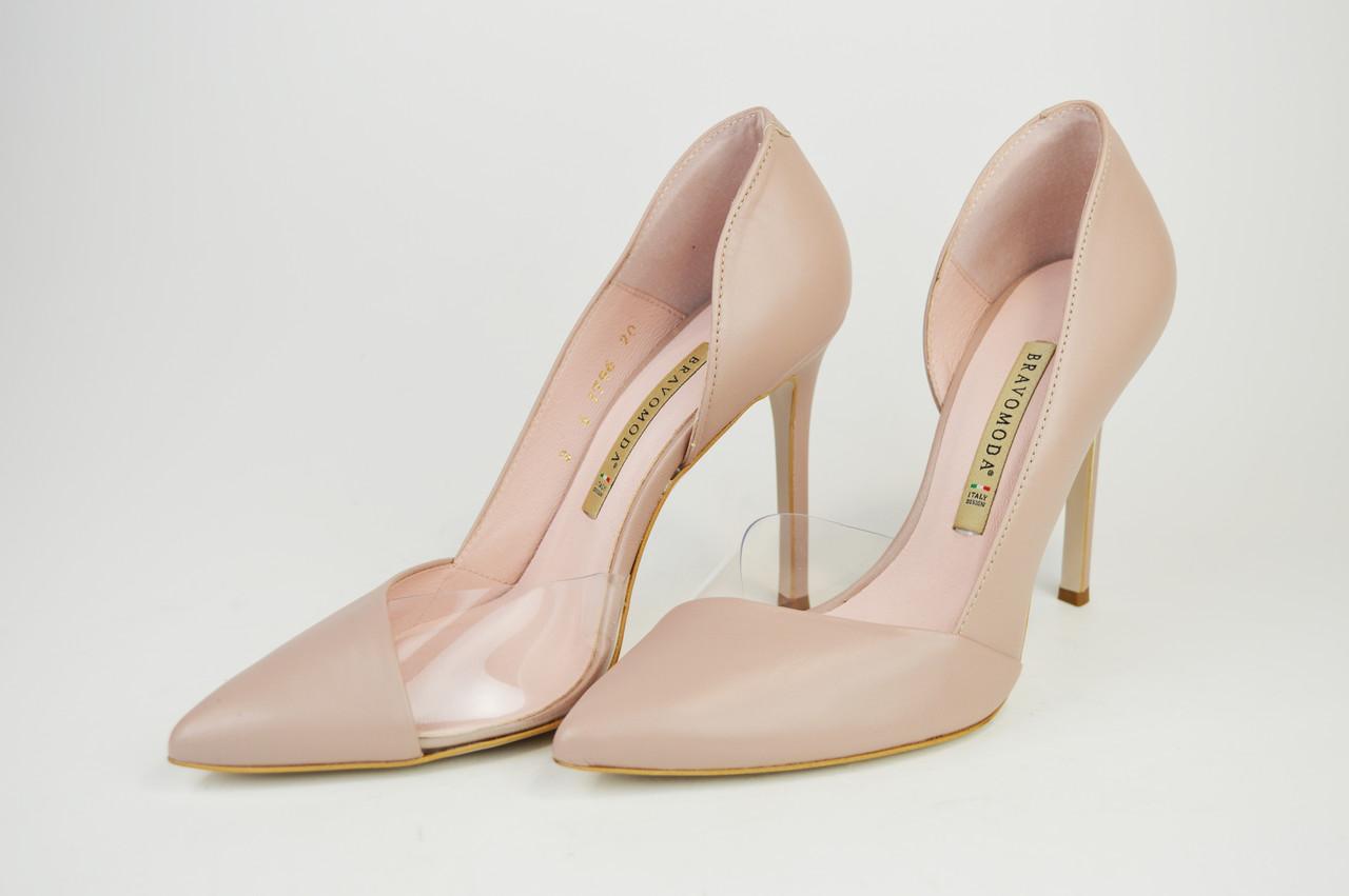 

Човники Bravo Moda 1796 38 Пудра шкіра-силікон 39 світло-рожевий колір