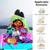 1pc Blanket Gabby's Dollhouse Print Design, Lightweight Blanket for Sofa, Bed- Soft &Warm, Gift for All Seasons like Christmas, Halloween