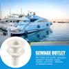 Flexible Bilge Pump Hose Kit PVC Complete Bilge Pumps tallation Kit 2pcs Clamps 6ft Hose Thru Hull Connector for Boats