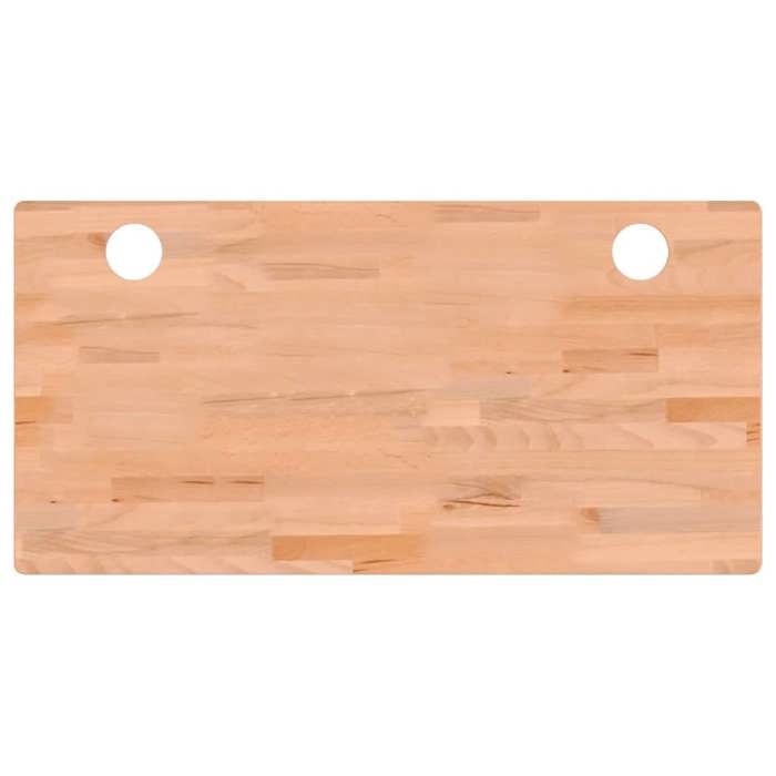 VidaXL Dessus de bureau 110x55x2,5 cm bois massif de hêtre 356085