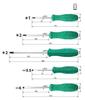 VESSEL Sepadora Eco Screwdriver with Case, 5-Piece Set, 550-5PS