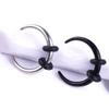 Unisexe C forme Septum Buffalo cône expanseur Piercing nez anneau Stud bijoux