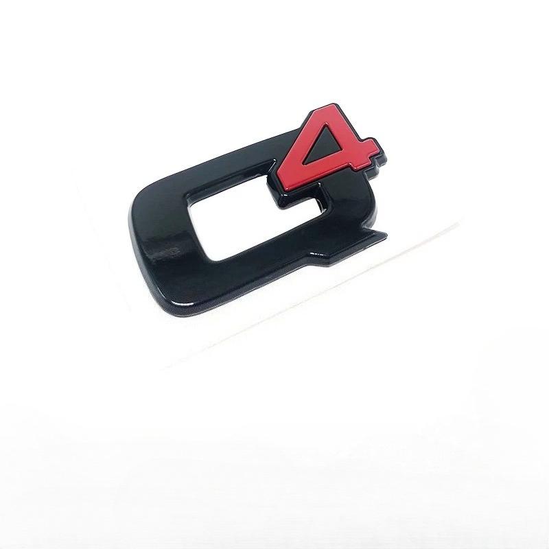 1 pièce Q4 Q2 GIULIA GIULIETTA STELVIO VELOCE Ti Badge Emblème Autocollants de Voiture pour Coffre Arrière Rénovation Étiquette de Coffre Logo Accessoires