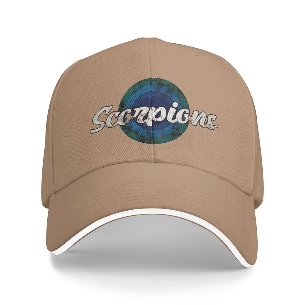 Summer Scorpions Band Tour Baseball Cap Tennis Skate Fashion Print Sun Hip Hop Hats Unisex Unisex Hot Sale Baseball Caps