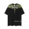 Summer Men's and Women's Same Fashion Trend T-shirt Personalized Trend Wing Printing Comfortable and Simple