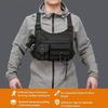 Men's Tactical Chest Pack Outdoor Sports Cycling Vest Multifunctional Front Backpack for Hiking Running