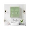 Armadio contemporaneo - MUVOE - Credenza alta - 2 ante - Verde - Vetro temperato