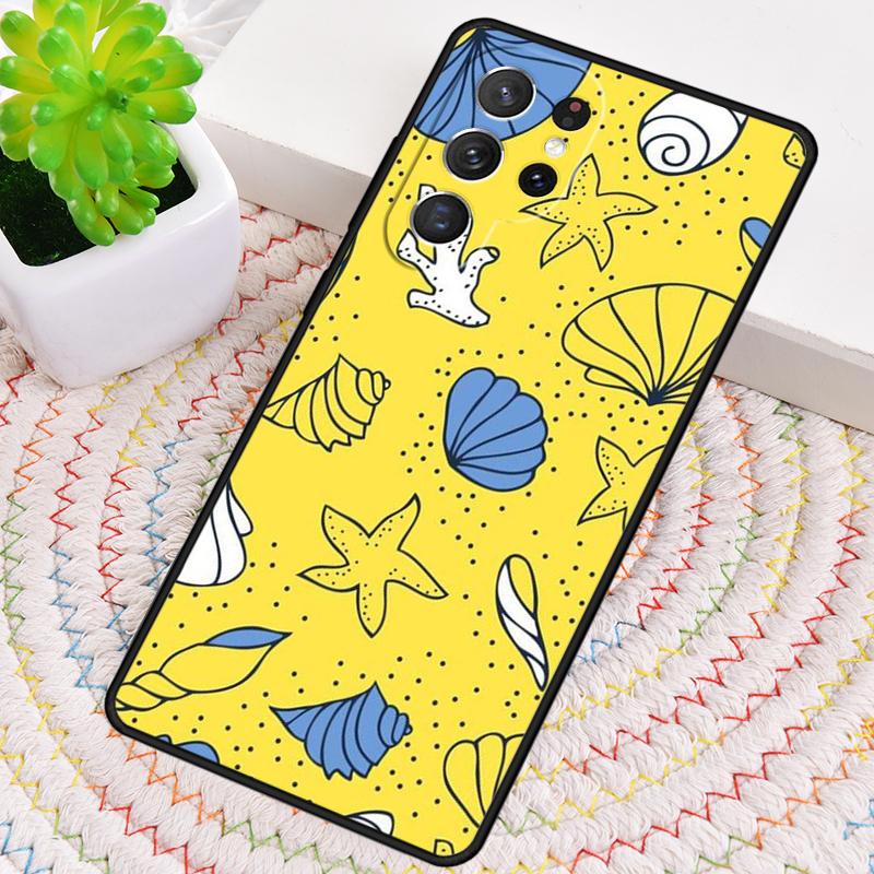 Seabed Shell Pattern TPU Phone Case For Samsung Galaxy Note 10 Pro S26 S25 S24 S23 S22 Ultra Plus S21 FE S20 Shockproof Cover