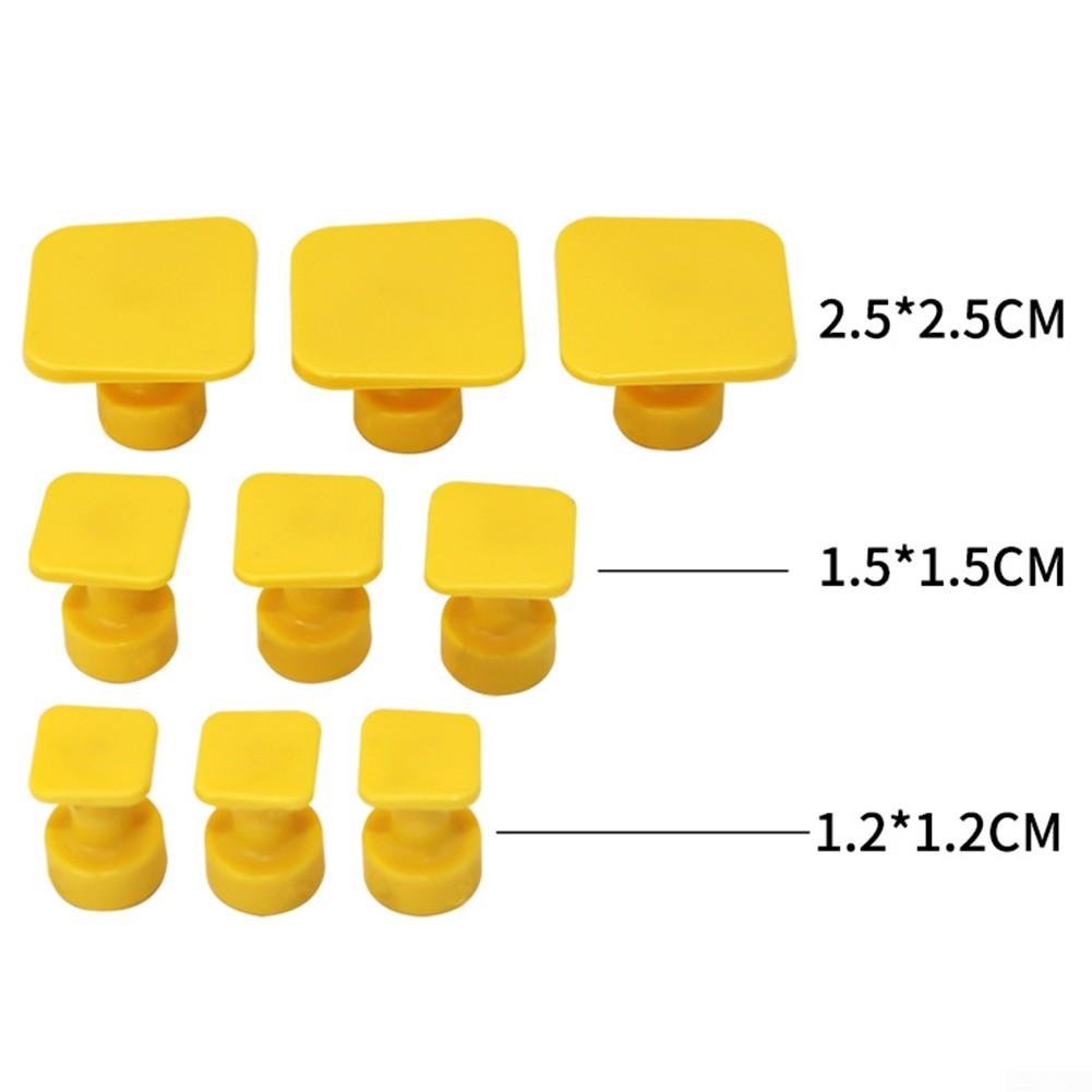 

Желтые клеевые вкладки, комплекты для ремонта вмятин, высококачественный нейлон 9PCS