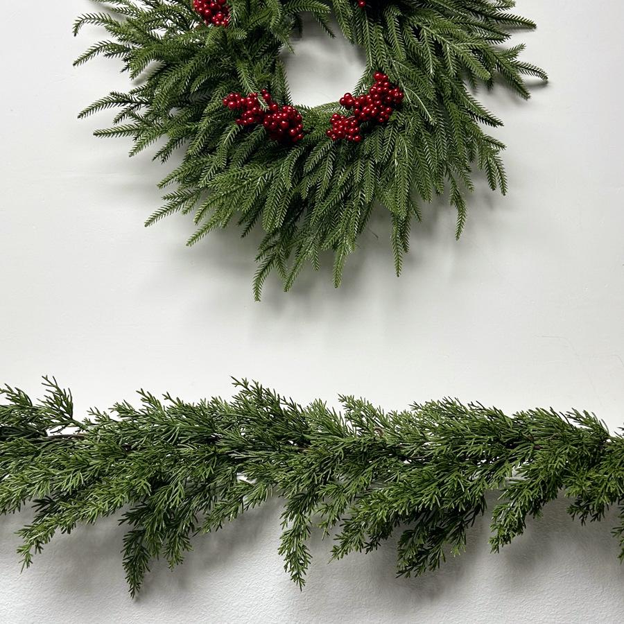Artificial Pine Cypress Christmas Vine Decorations
