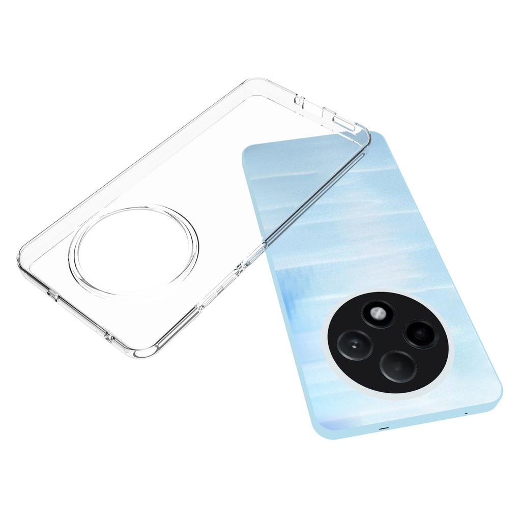 10Pcs/Pack For Oppo Reno12 F 5G Case Soft TPU Transparent Anti-Watermark Cover