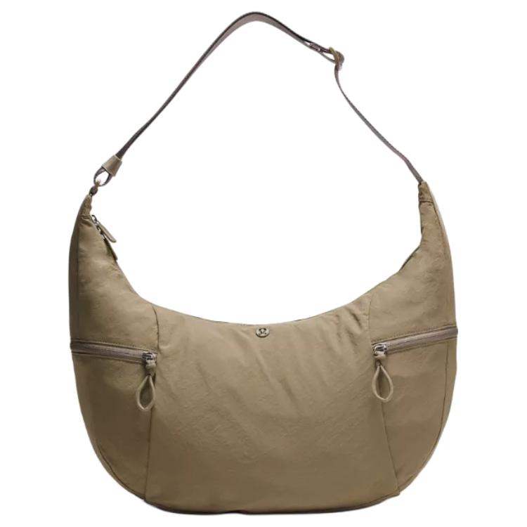 

Lululemon Large Slouchy 13L Practical Portable Daily Nylon Shoulder Bag Unisex bags Brown LU9CADS-066854 Brown