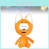 Adorable Kote Kitty Plush Cat Doll Soft Cartoon Toy For Kids In Vibrant Orange Color