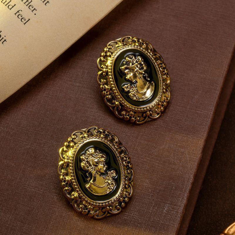 Medieval vintage European, American and Western antique earrings Medieval court style earrings old medieval earrings