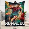 Cristiano Ronaldo 108 Blanket Soft Warm Cozy Suitable for Bed Livingroom Bedding Four Seasons Multipurpose Stylish Decor