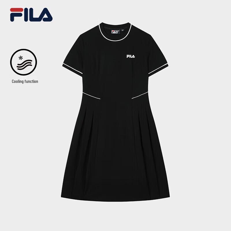 FILA Pompidou Centre Series Women's Knitted Short Sleeve Dress