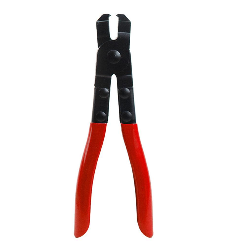 Binding Pliers 1pc Pliers Red Removal Tool Binding Pliers Carbon Steel Dust Cover Hose Clamp Dust Jacket Pliers