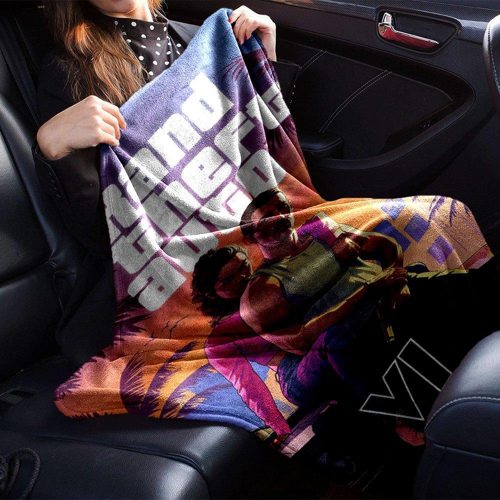 1 pezzo Coperta Morbida in Flanella Grand Theft Auto con Stampa di Designer Una coperta accogliente per tutte le stagioni, perfetta per il divano, il letto, l'ufficio