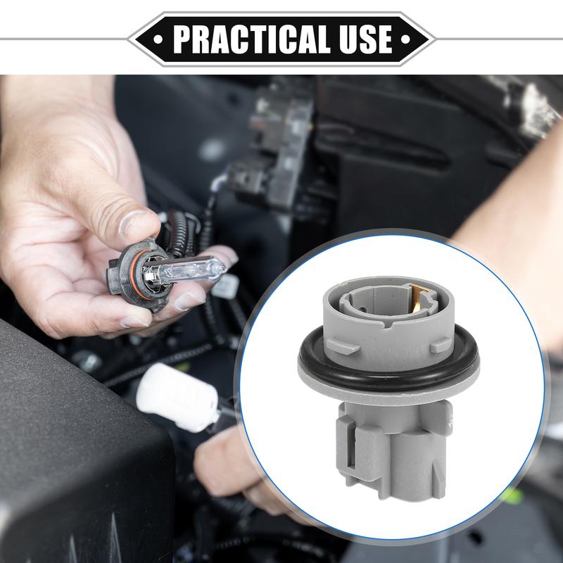 UXCELL 1/2 Pcs No.9007599106 Front Turn Signal Lamp Socket Compatible for Toyota Avalon 2000-2004 Durable Car Lamp Socket