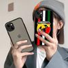 A-Abarth LOGO Matte Transparent Phone Cover For IPhone Case 16 15 14 13 12 11 Pro Max X XS Max Plus