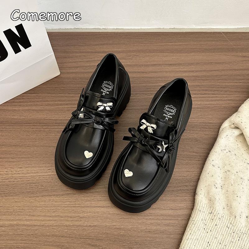 Fashion Shoes for Women Loafers Platform Round Toe High Heel Pumps Woman's Loafers Japanese Style Lolita Mary Jane Shoes Fashion Korean