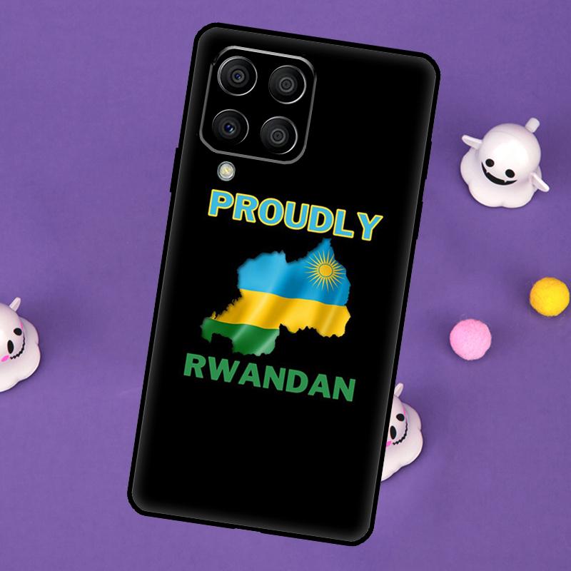Rwanda Flag Cover For Samsung Galaxy M11 M51 M31 M33 M13 M23 M53 M15 M55 M14 M34 M54 M20 M32 M52 Case