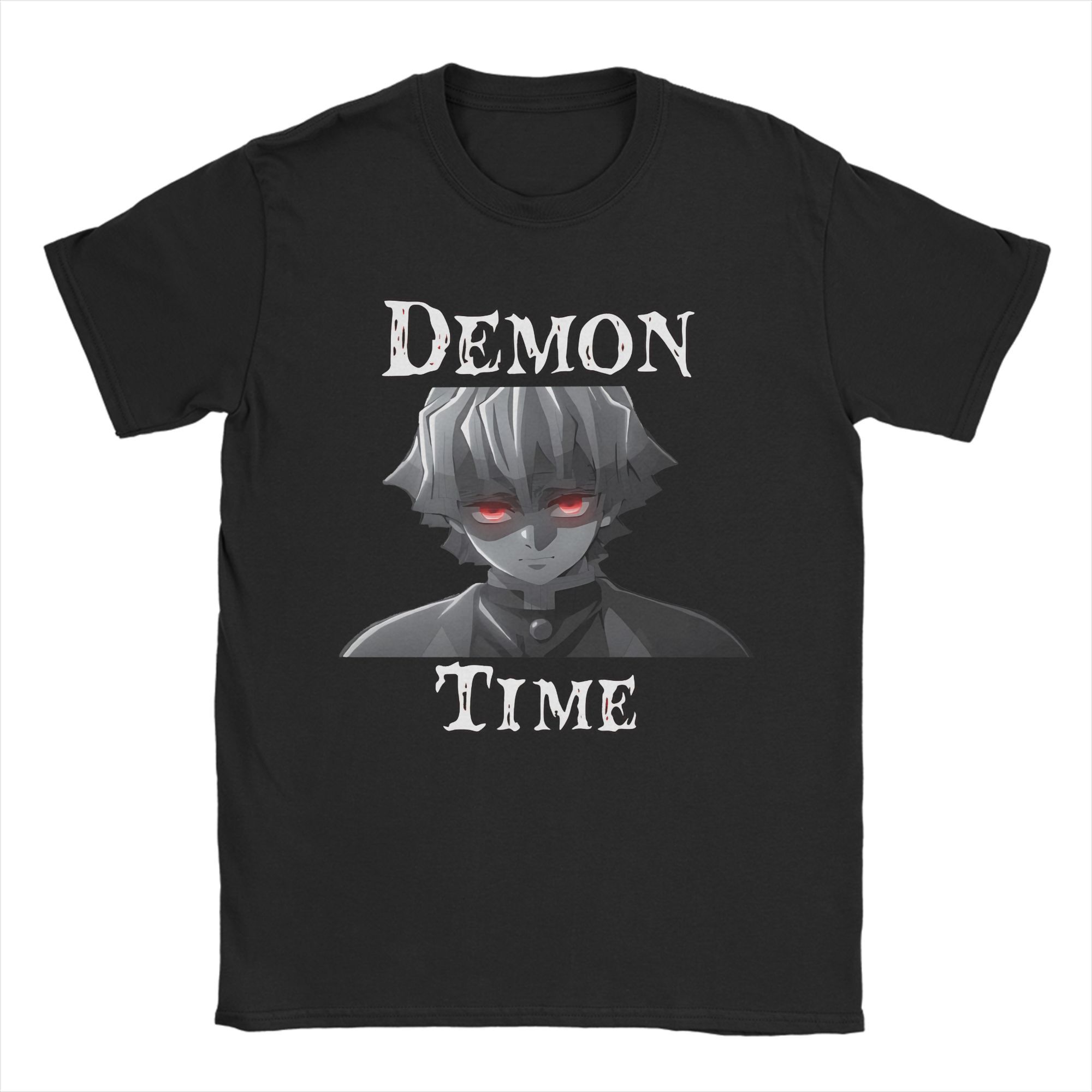 

Demon Slayer Kimetsu no Yaiba Infinity Castle Arc T Shirts Pure Cotton T-Shirt Round Neck Zenitsu Tees Clothes Plus Size 4XL