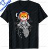 Shiba Inu Spacesuit Moon Shib Army Crypto Token Coin TShirt Kawayi Y2k Unisexs Clothing Graphic T Shirts Camiseta Hombre