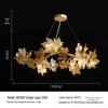 Modern Minimalist Maple Leaf Chandelier: Creative Luxury Lighting for Living Room, Restaurant, and Bedroom