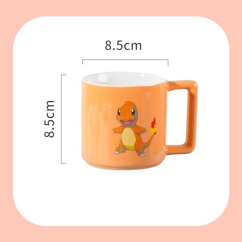 

Кружка SHUNXIANG Pokémon Pikachu Kawaii Аниме Керамические кружки Чашка для завтрака и молока Милая посуда для напитков Кофейная кружка Детские чашки для воды 301-400ml