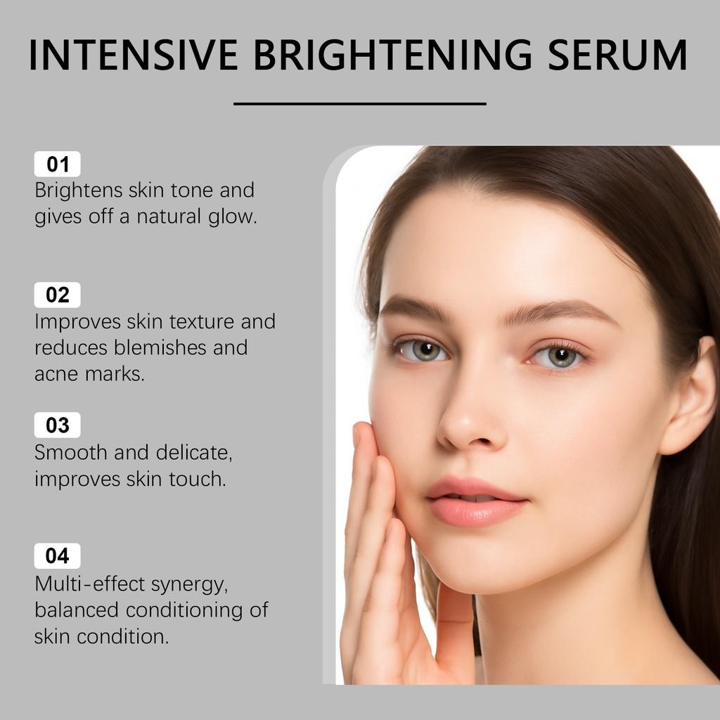 Intensive Brightening Serum Brightening Serum Lightening Serum Long-lasting Moisturizing Serum Set,15ml+1.5g