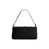 Coach Hamptons 26 Solid Color Striped Quilted Clasp Closure Leather Handbag Women handbags Black CP132-LHBLK