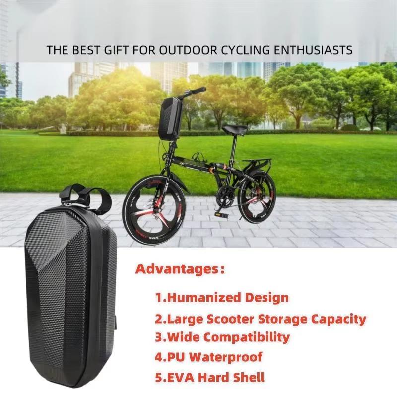High Quality Electric Scooter Hanging Bag Waterproof  Hard Shell Bag Bicycle Scooter Front Pocket High-Capacity Hanging Bag