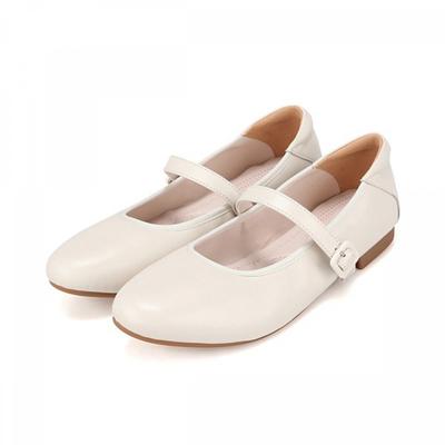 Leather Daily Basic Mary Jane Flat 1.5cm