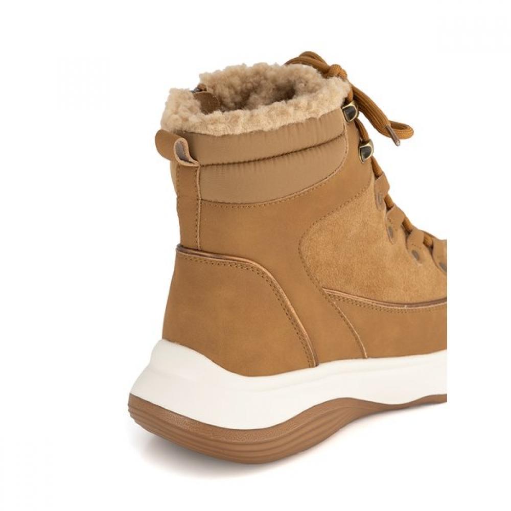 Damen S Komfort Pelzstiefel 9xm8f00km Kamel