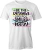REASON SOMEONE SMILES TShirt Tee Short-Sleeved Cotton CLOTHING QUOTE S1WCA127