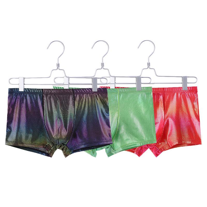 Men's Underwear Mid Waist Sexy Youth Men's Plus Size Comfortable Breathable Flat Corner Shorts