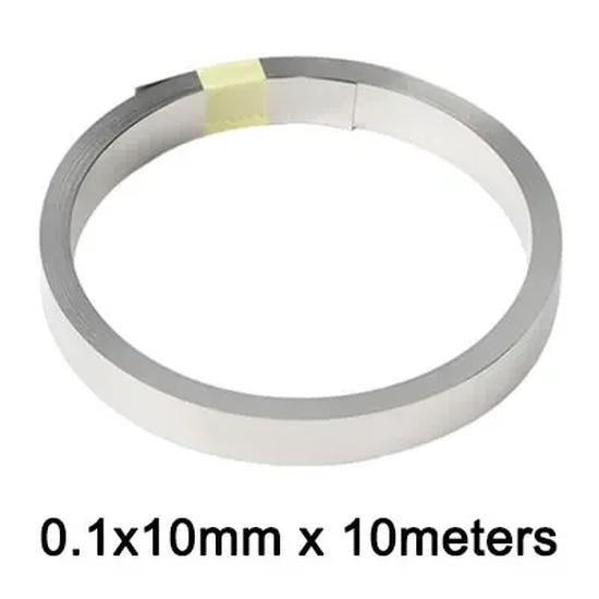 10m/Roll 18650 Li-ion Battery Nickel Plated Strip Connector 0.1mm 0.12mm 0.15mm 0.2mm Battrey Connector Spot Weld Steel Belt