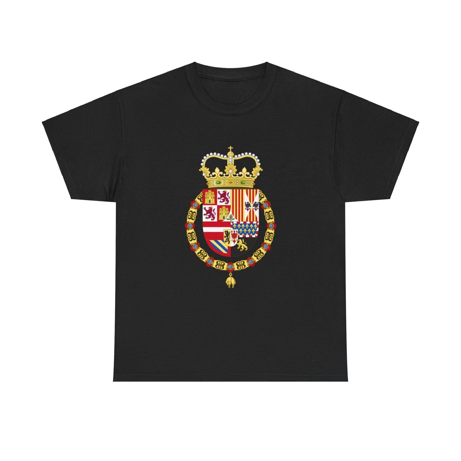 Coat of Arms of Charles II of Spain (1668-1700) - T shirt L