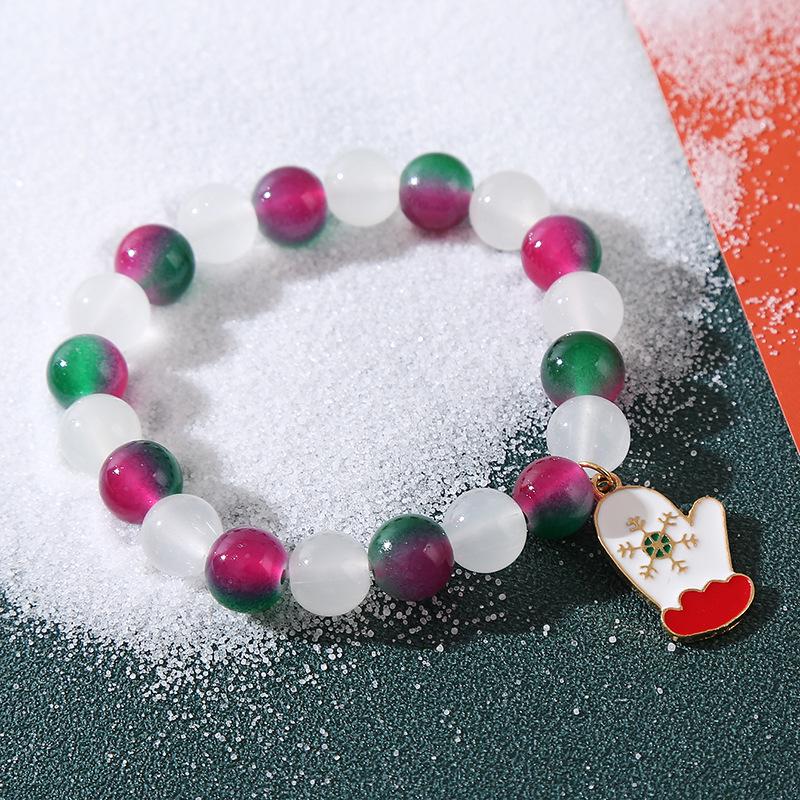 Christmas Style Crystal Beaded Women's Bracelet