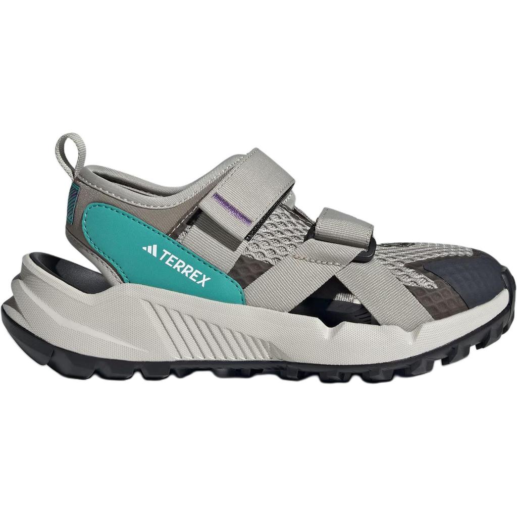 Adidas Terrex Hydroterra At Stylish Comfortable Non-Slip Durable Low-Top Sandals Kids Sandals Gray IH6377