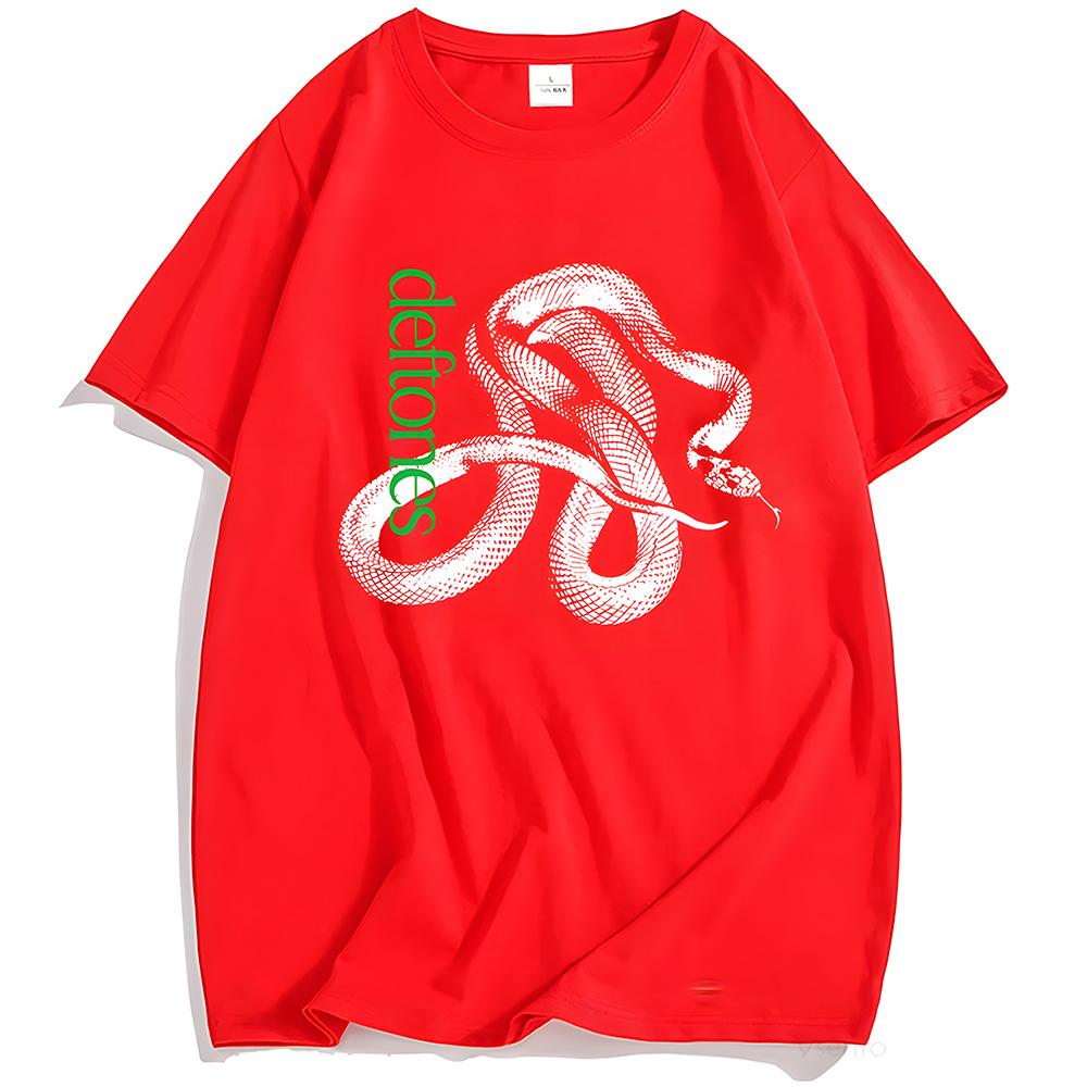 

Футболка с логотипом Deftones Snake, принт альбома Private Music, 100% хлопок, высокое качество, модная футболка с коротким рукавом, свободная, унисекс XXL