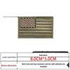 Embroidered Velcro US Flag Patch - Multicolor Stars and Stripes (Left & Right)