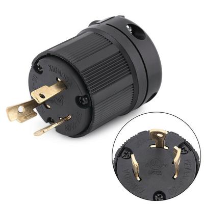 NEMA 30A 250V -Verriegelungsstecker für L6-30P 3-poligen Drahtverriegelungsstecker