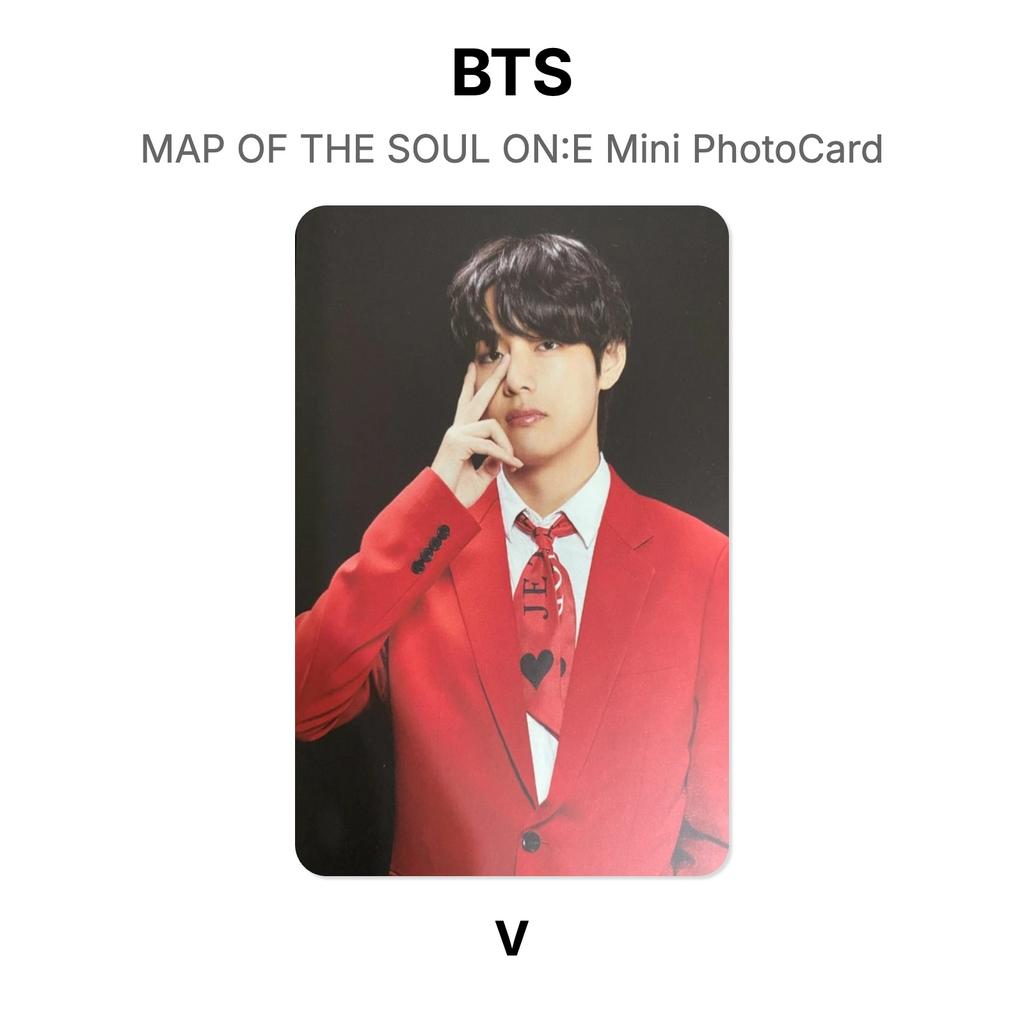 BTS RUHUN HARİTASI AÇIK:E Mini Fotoğraf Kartı Resmi Fotoğraf Kartı
