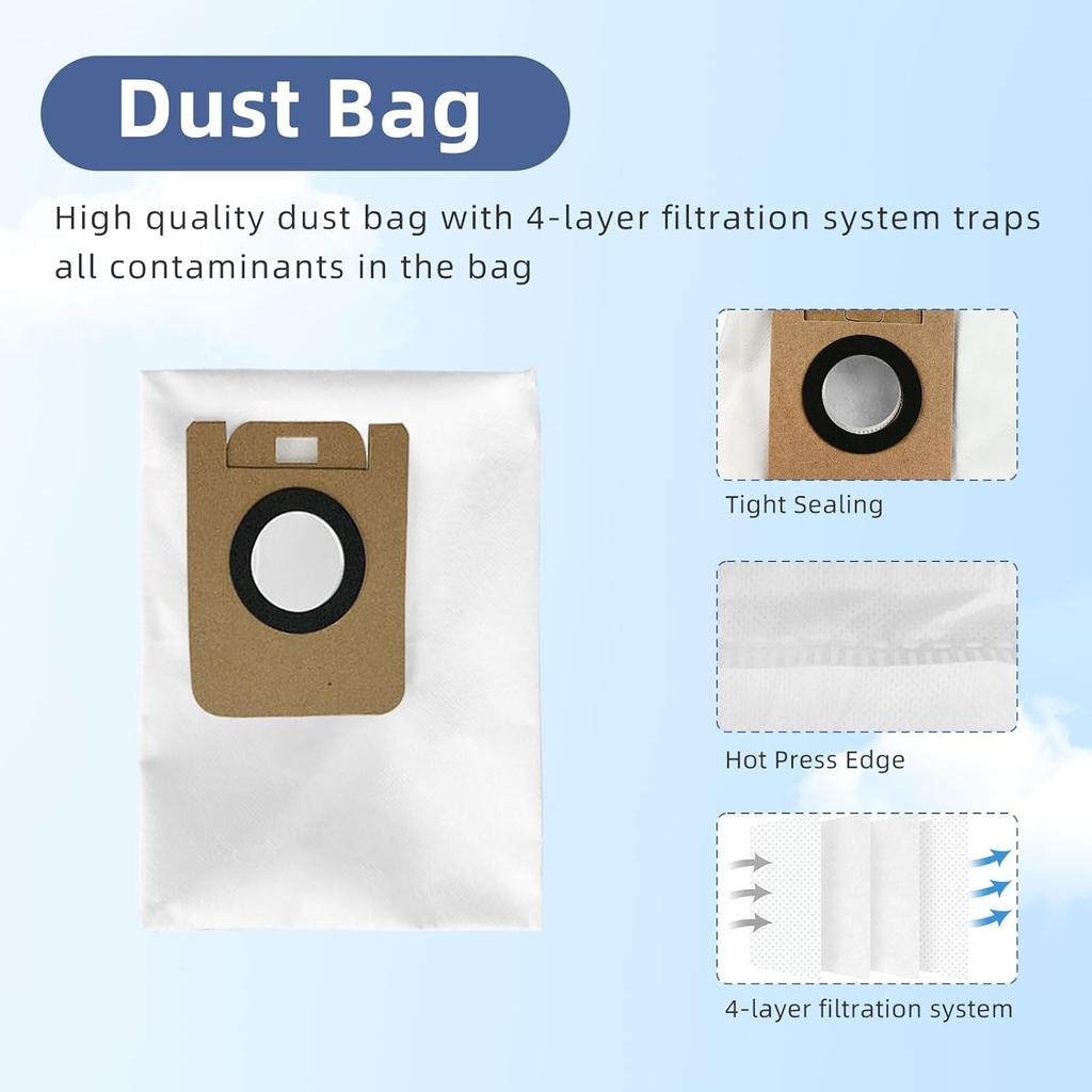 For Accessories Dreame Bot D10 Plus RLS3D Robot Vacuum Cleaner Hepa Filter Mop Main Side Brush Dust Bag Replacement Parts