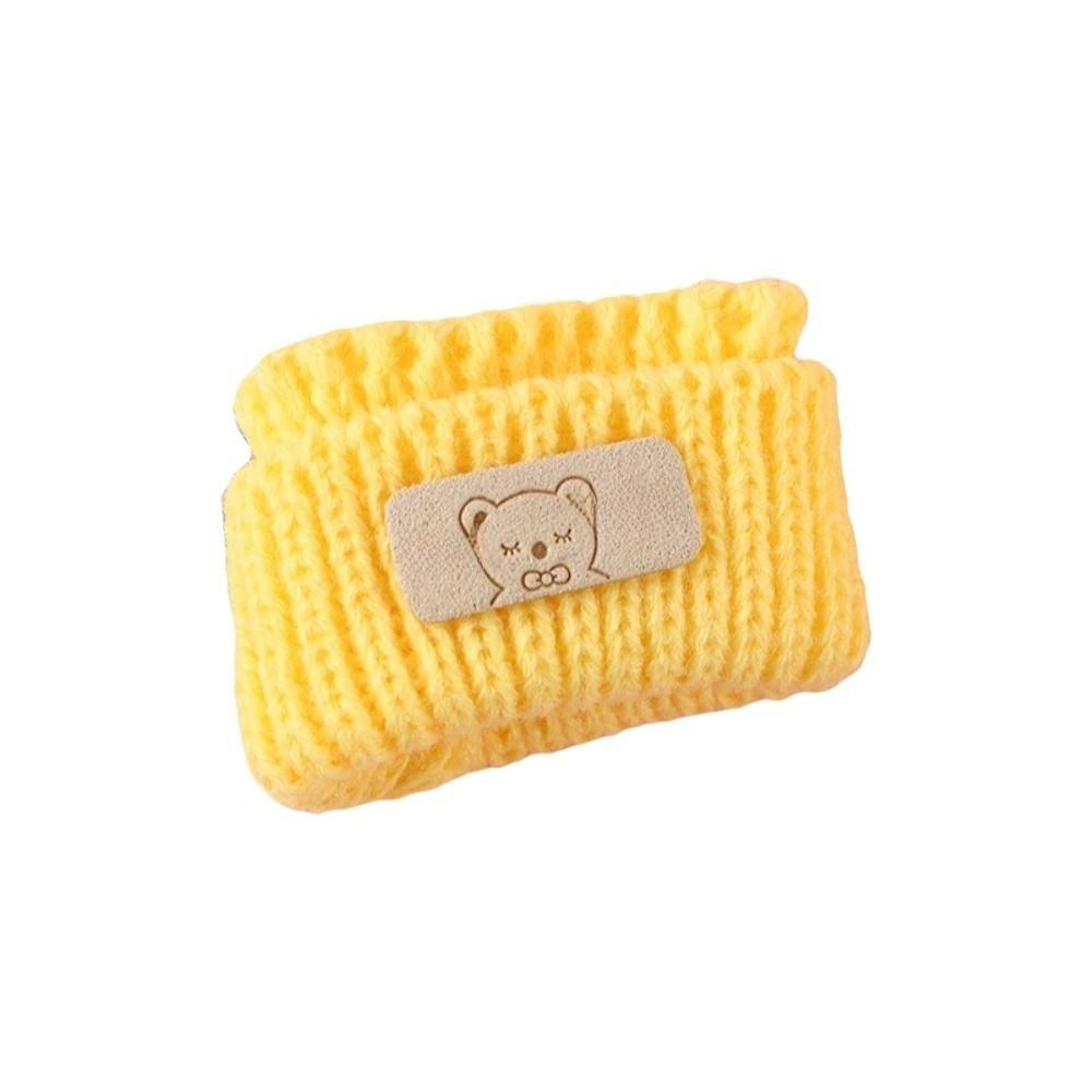 Für Hut Puppen Kleidung Passend Niedliche Gestrickte Mütze Zubehör Kleidung Plüschpuppe Kleidung Weiches Plüschtier